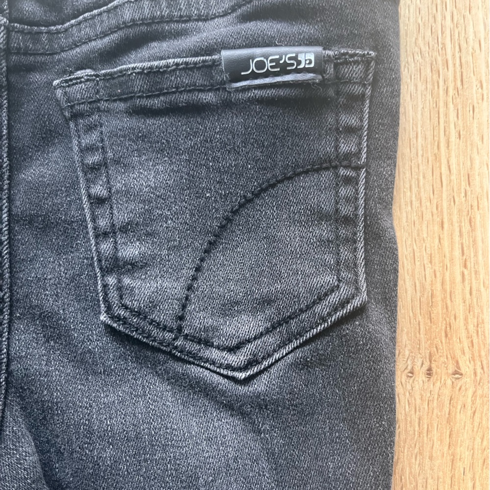 Joe’s Kids' The Rocker Raw Hem Ankle Skinny Jeans - Black, 3T - Picture 6 of 6